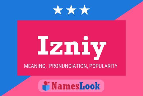 Izniy Name Poster