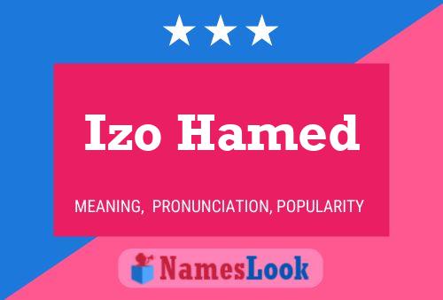 Izo Hamed Name Poster