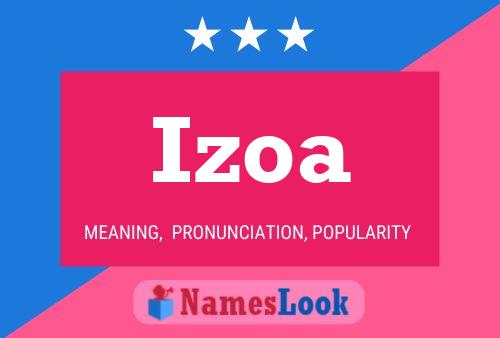 Izoa Name Poster