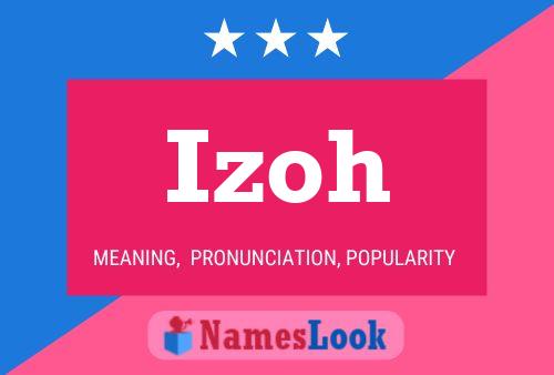 Izoh Name Poster