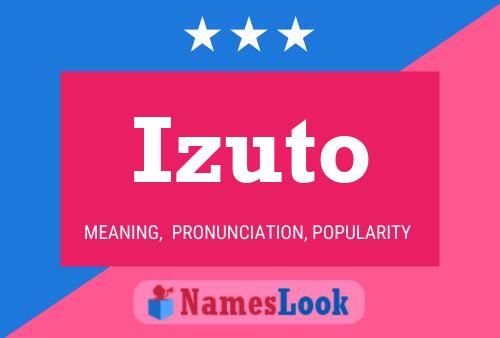 Izuto Name Poster