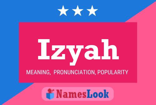 Izyah Name Poster