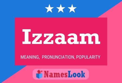 Izzaam Name Poster