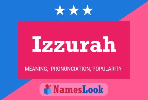 Izzurah Name Poster