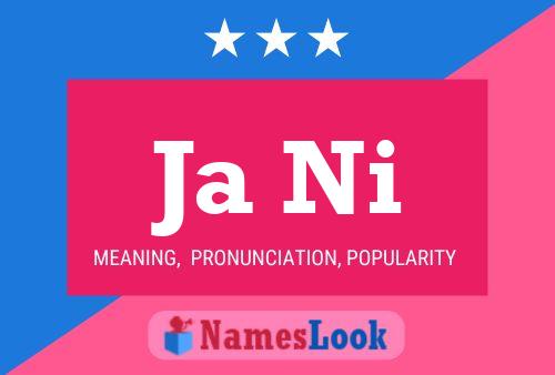 Ja Ni Name Poster