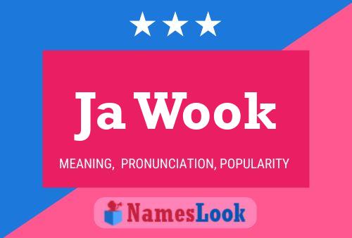 Ja Wook Name Poster