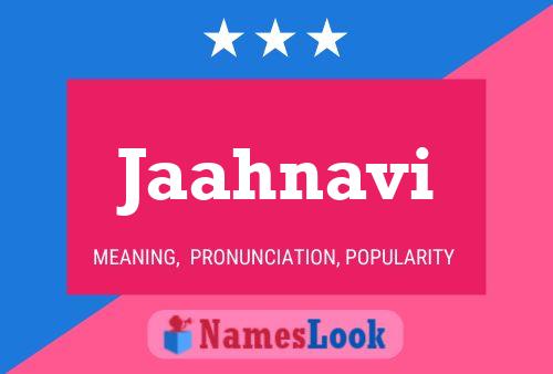 Jaahnavi Name Poster