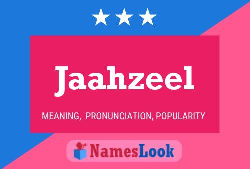 Jaahzeel Name Poster