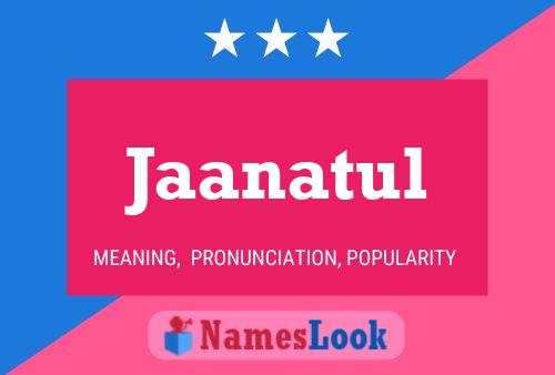 Jaanatul Name Poster