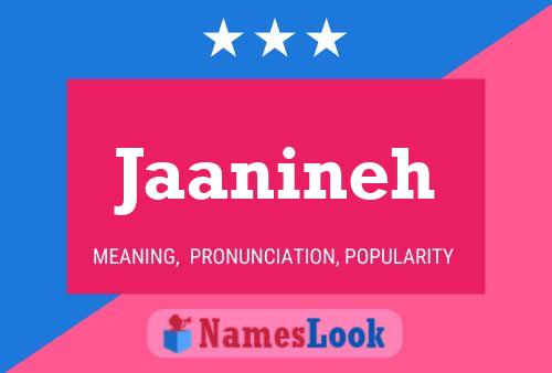 Jaanineh Name Poster