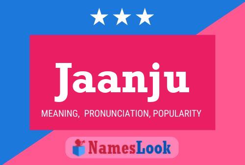 Jaanju Name Poster