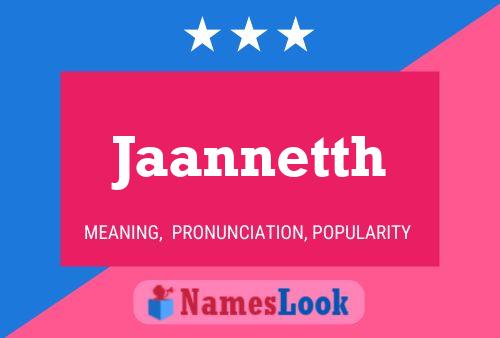 Jaannetth Name Poster