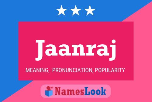 Jaanraj Name Poster