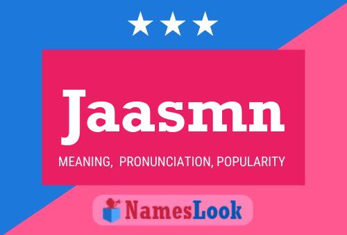 Jaasmn Name Poster