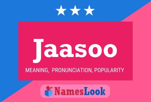 Jaasoo Name Poster