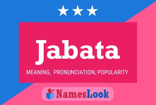 Jabata Name Poster