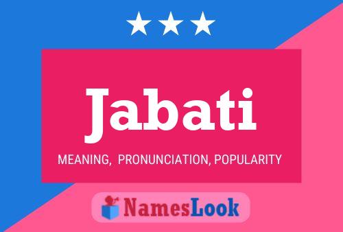 Jabati Name Poster