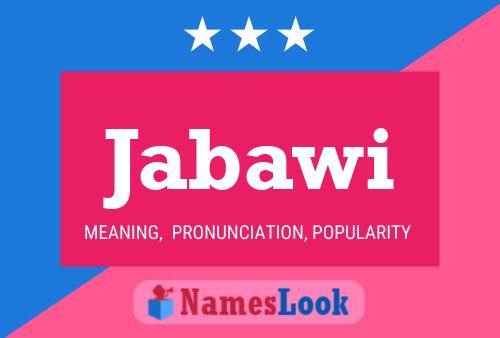 Jabawi Name Poster