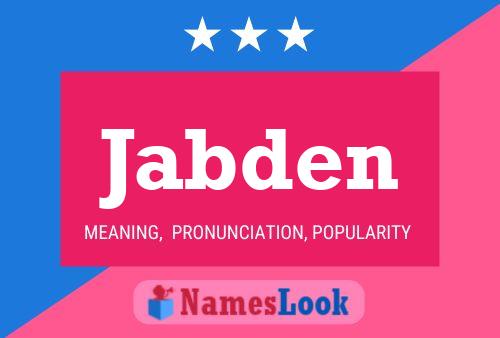 Jabden Name Poster