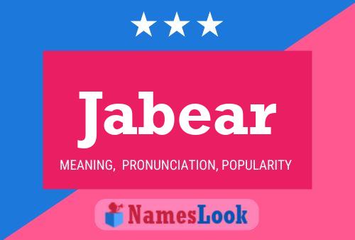 Jabear Name Poster