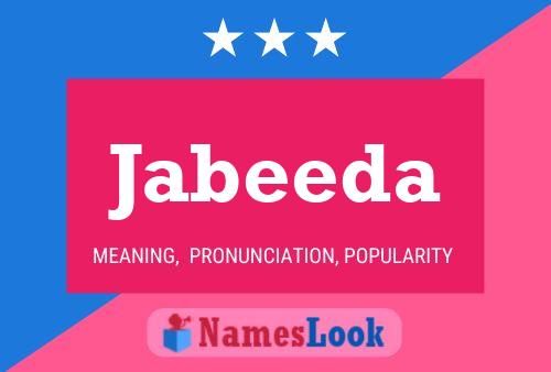 Jabeeda Name Poster