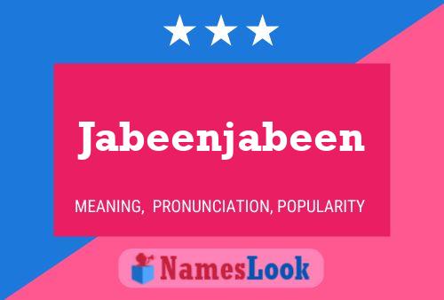 Jabeenjabeen Name Poster