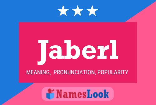 Jaberl Name Poster