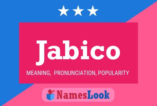 Jabico Name Poster