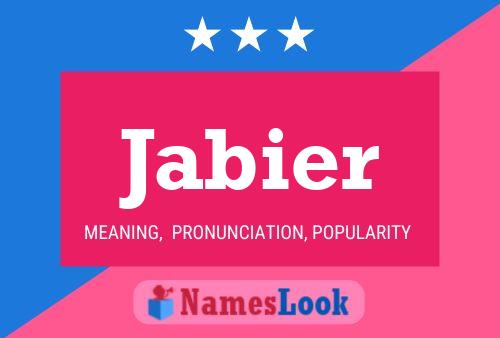 Jabier Name Poster