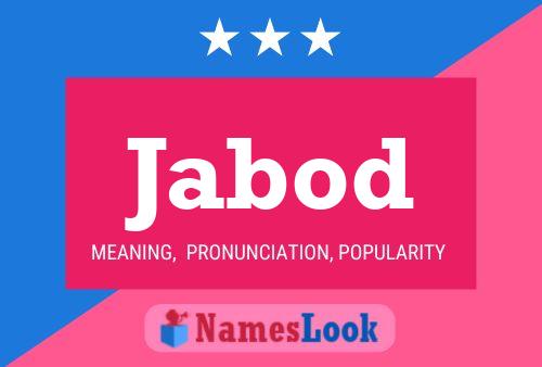 Jabod Name Poster