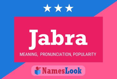 Jabra Name Poster