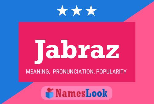 Jabraz Name Poster