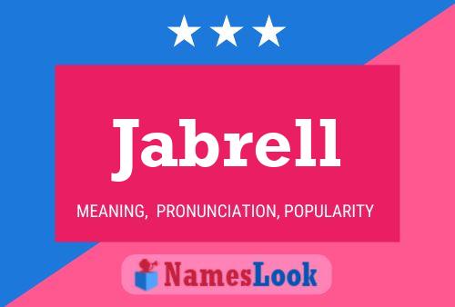 Jabrell Name Poster