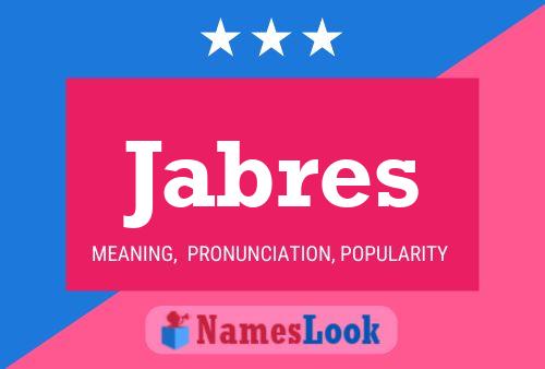 Jabres Name Poster