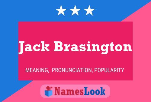 Jack Brasington Name Poster