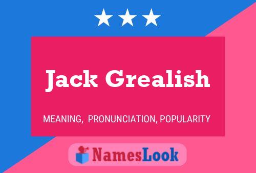 Jack Grealish Name Poster