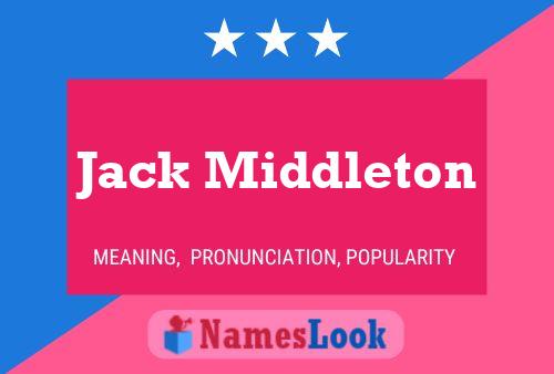 Jack Middleton Name Poster