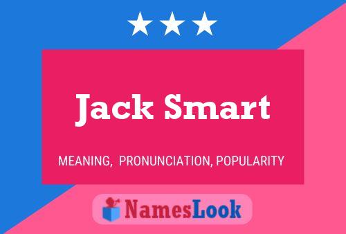 Jack Smart Name Poster