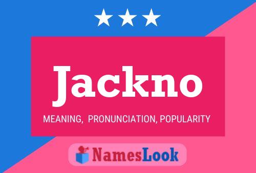 Jackno Name Poster