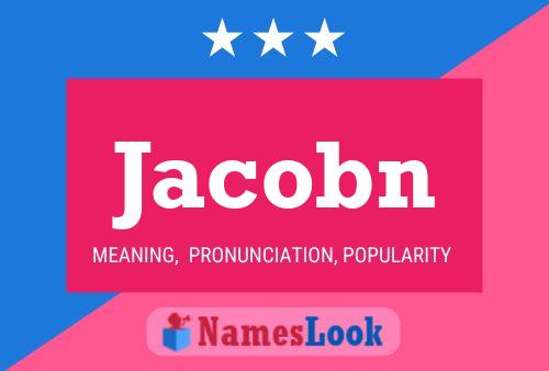 Jacobn Name Poster