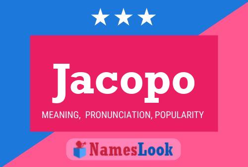 Jacopo Name Poster