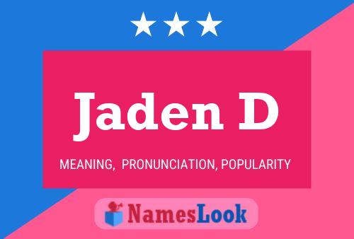 Jaden D Name Poster