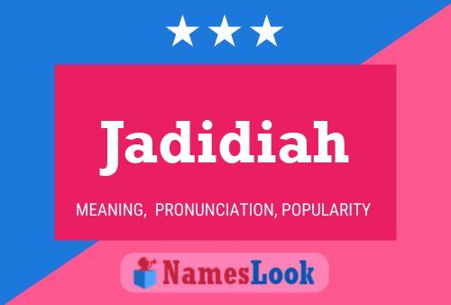 Jadidiah Name Poster