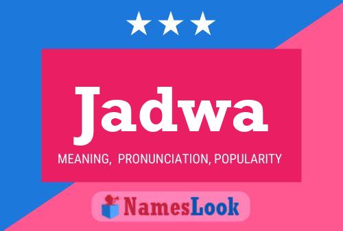 Jadwa Name Poster