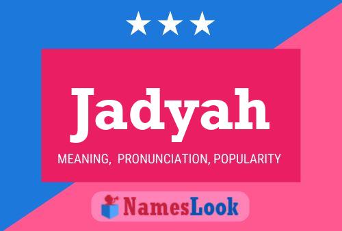 Jadyah Name Poster