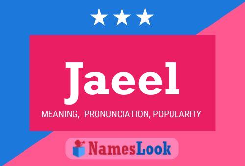 Jaeel Name Poster