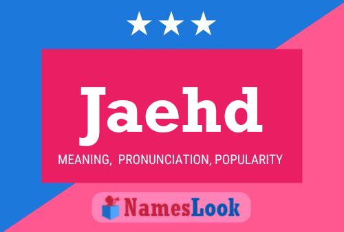 Jaehd Name Poster