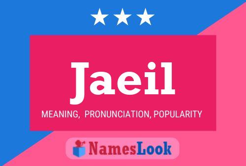 Jaeil Name Poster