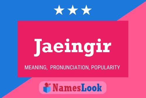 Jaeingir Name Poster