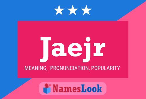 Jaejr Name Poster